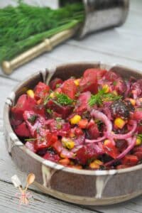 salata ucraineana cu sfecla rosie