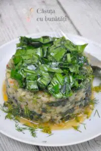 pilaf de orez cu urzici