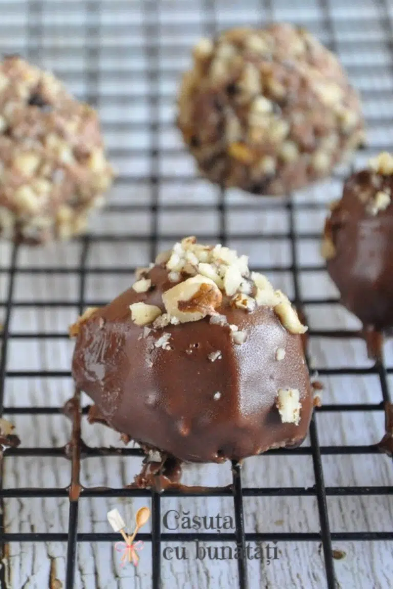 bomboane de ciocolata cu nuca