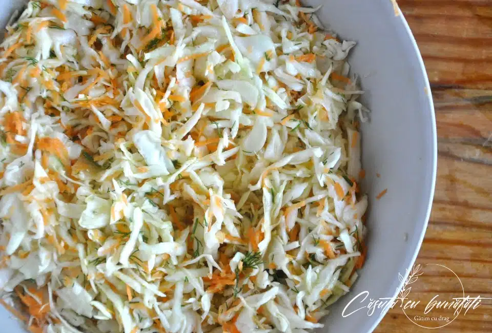 Salata de varza cu morcov si marar, simplă, sănătoasă, delicioasă VIDEO 10 salata de varza morcov si marar