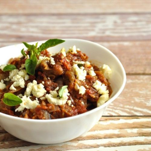 Vinete cu feta și busuioc – rețeta aromată inspirată din bucătăria turcească 5 vinete cu feta si rosii