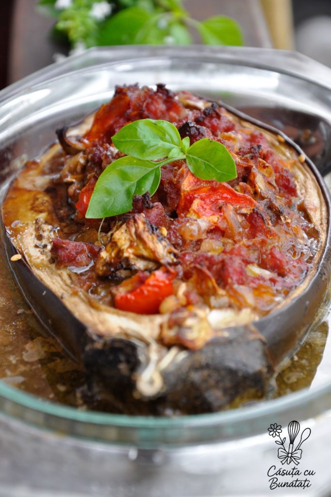 Vinete umplute cu carne tocată și orez, rețeta simplă 1 vinete umplute cu carne tocată și orez