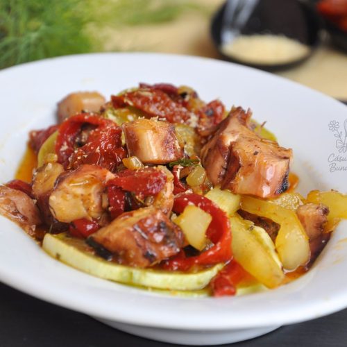 Calamari provensali cu roșii deshidratate 7 calamar provensal